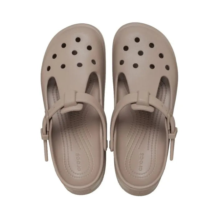 Crocs Mary Jane Clog Ανατομικό Γυναικείο Σαμπό Taupe 214