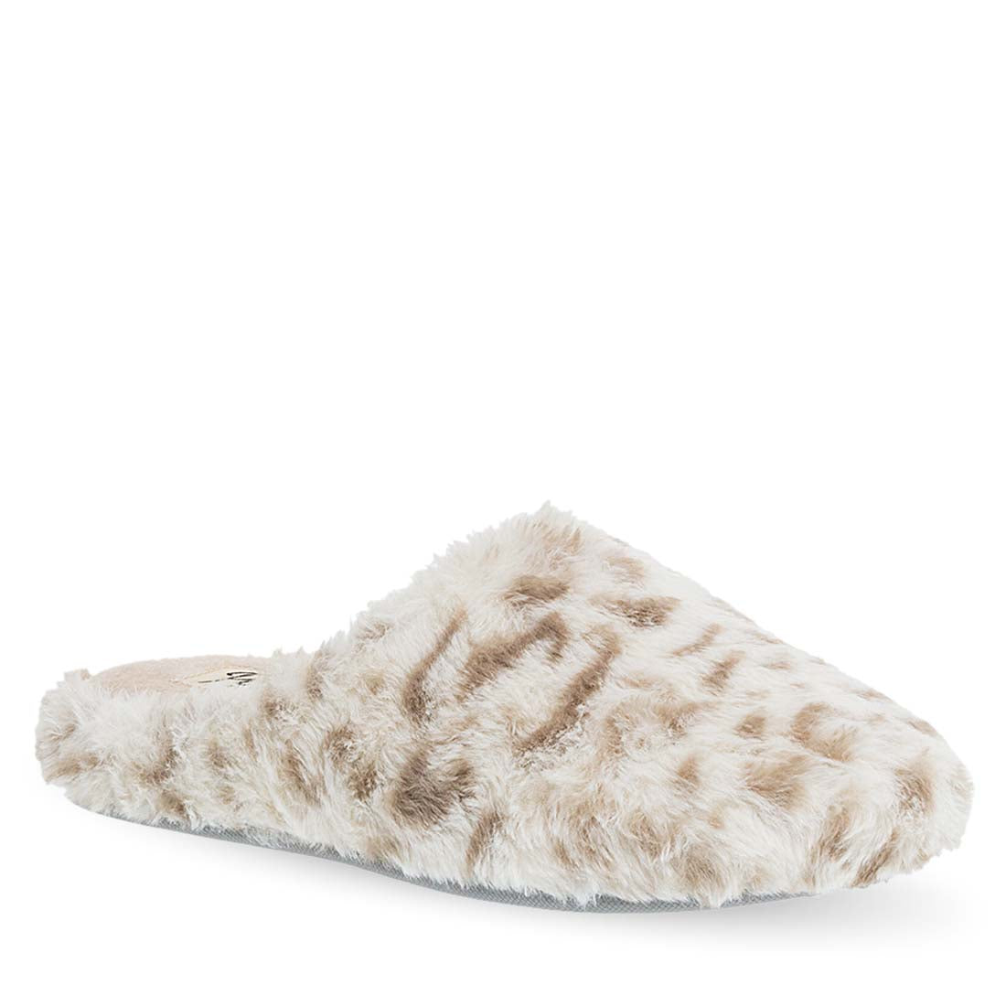 Parex Γυναικείες Παντόφλες Animal Print Μπεζ