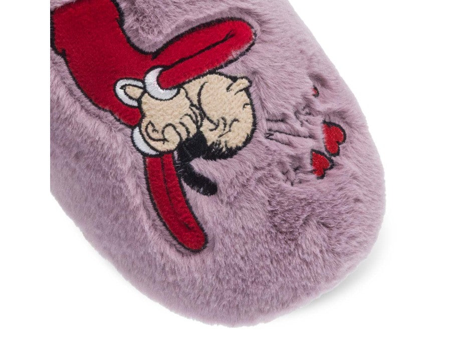 Parex Γυναικείες Παντόφλες Σπιτιού Olive Oyl® Popeye Μωβ