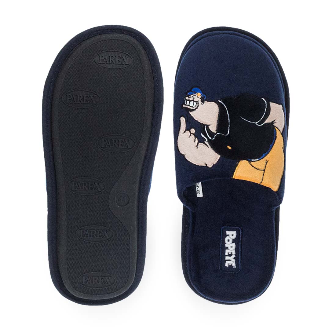 Parex Ανδρικές Παντόφλες Σπιτιού Popeye® Γκρι