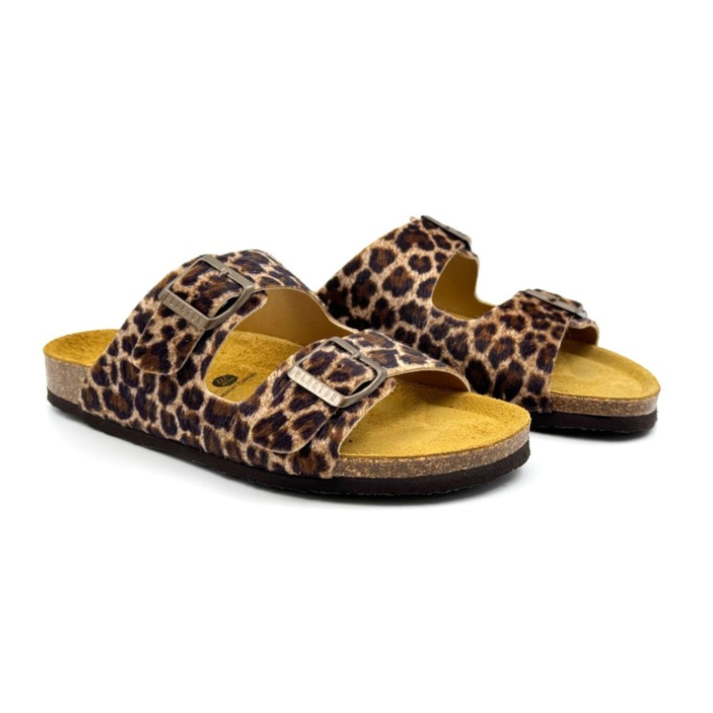 Plakton Beta Γυναικείο Ανατομικό Σανδάλι Leopardo