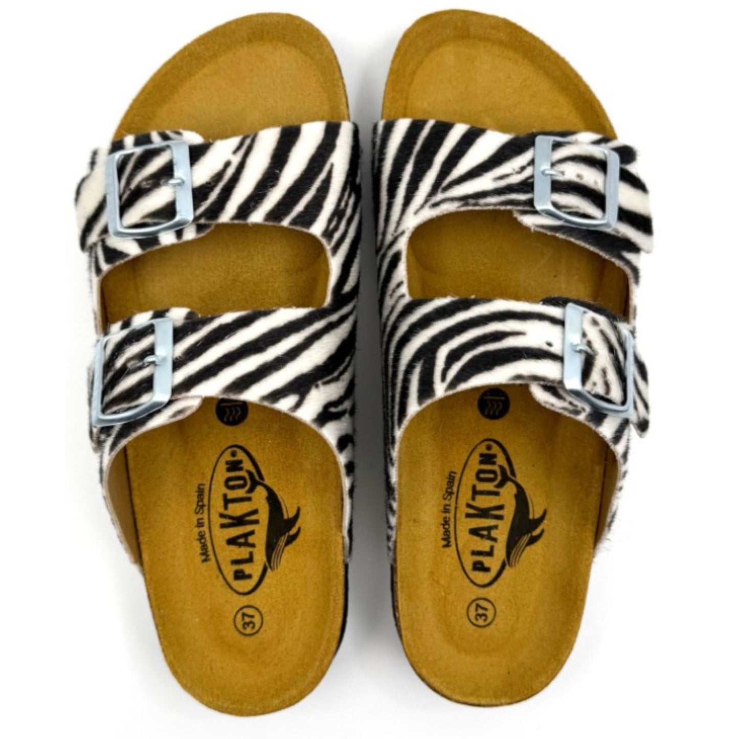 Plakton Beta Γυναικείο Ανατομικό Σανδάλι Zebra