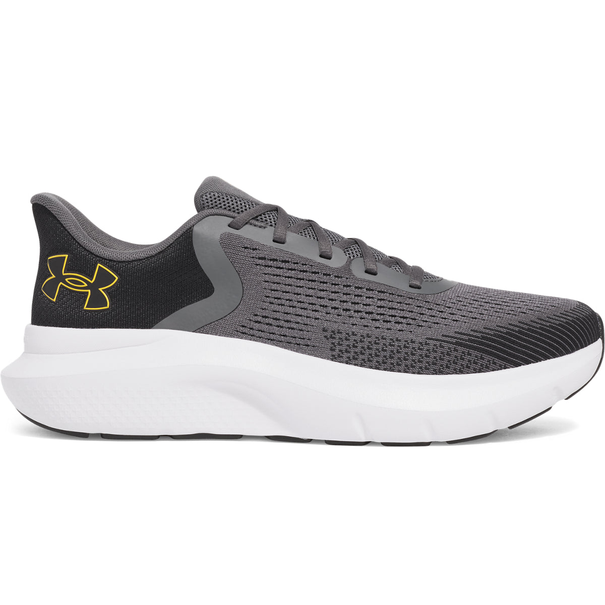 Under Armour Charged Rogue 5 – ανδρικό αθλητικό παπούτσι σε γκρι χρώμα, πλευρική όψη