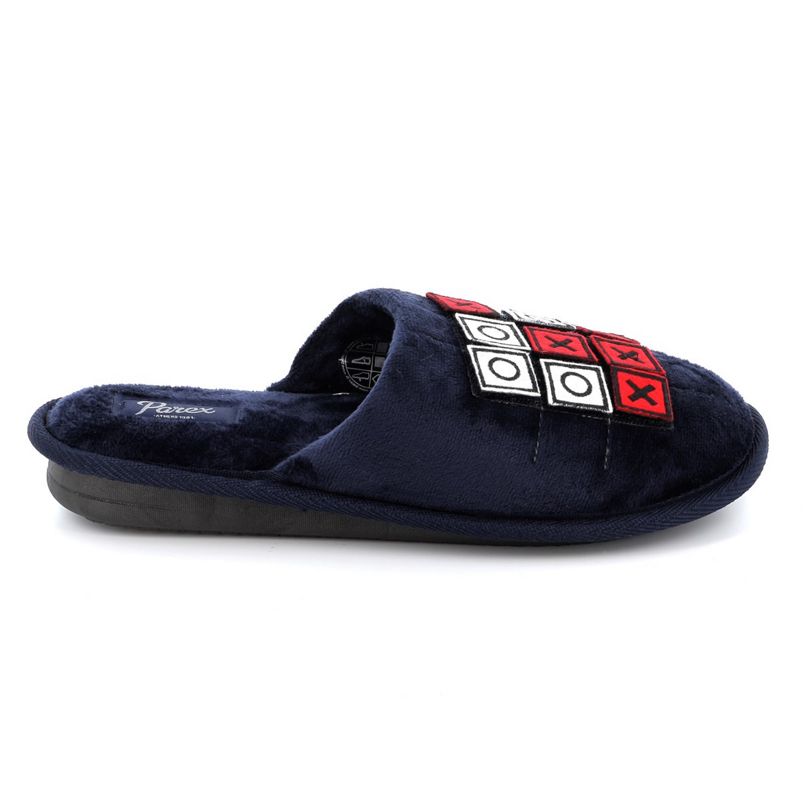 Parex Ανδρικές Παντόφλες Σπιτιού Tic Tac Toe Μπλε