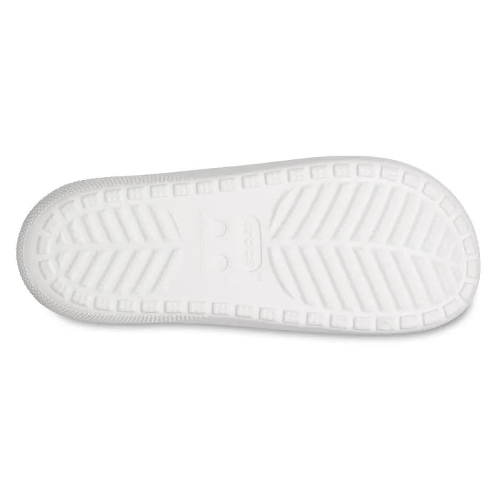 Crocs Classic Slide v2 Unisex Ανατομική Παντόφλα White 100