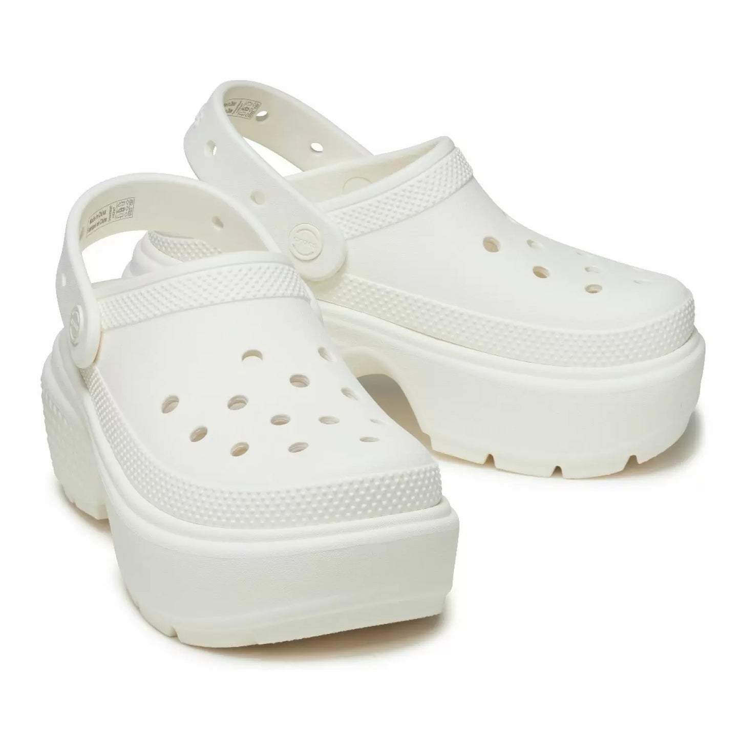 Crocs Stomp Clog Γυναικεία Σαμπό Chalk
