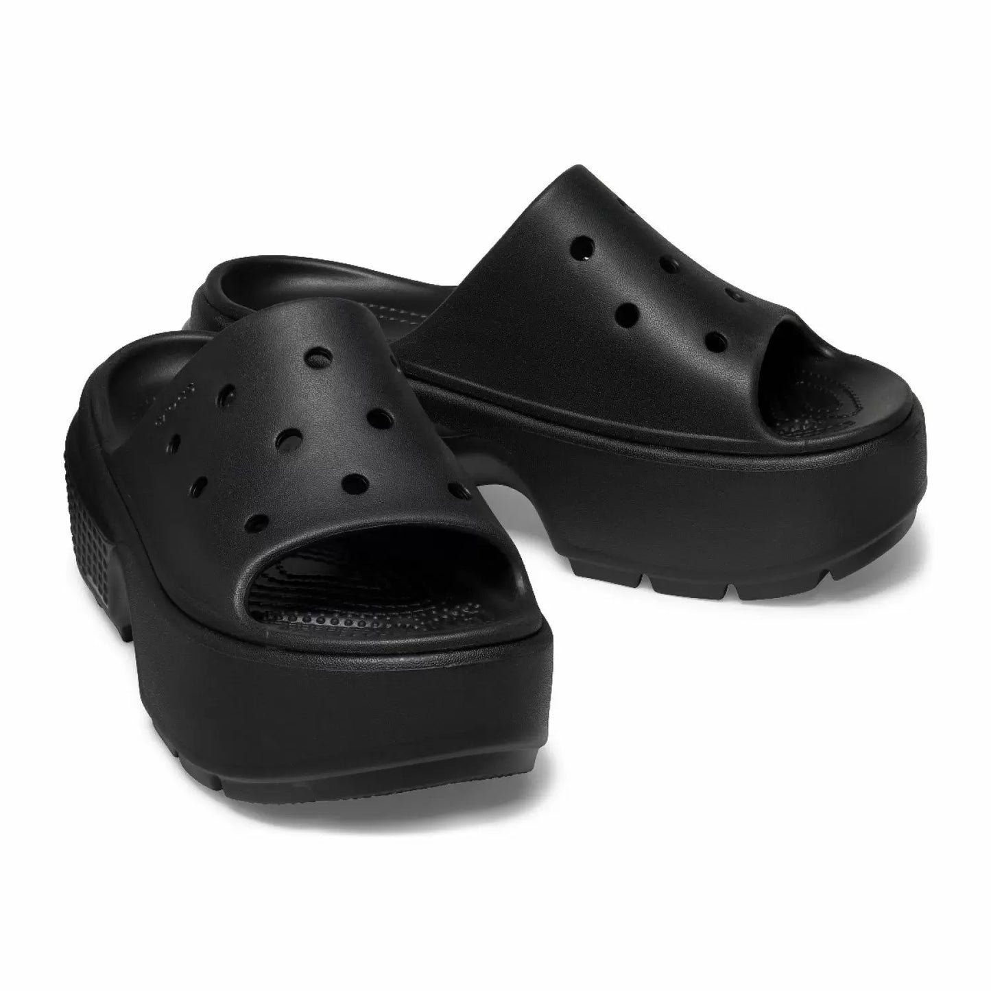 Crocs Stomp Slide Γυναικεία Πλατφόρμα Black
