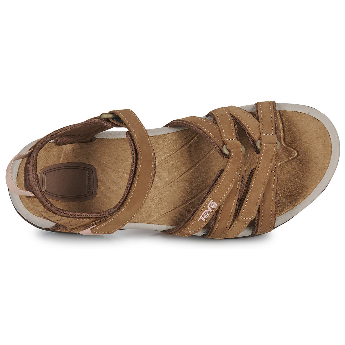 Teva W Tirra Leather – Γυναικείο Δερμάτινο Ανατομικό Σανδάλι Καφέ