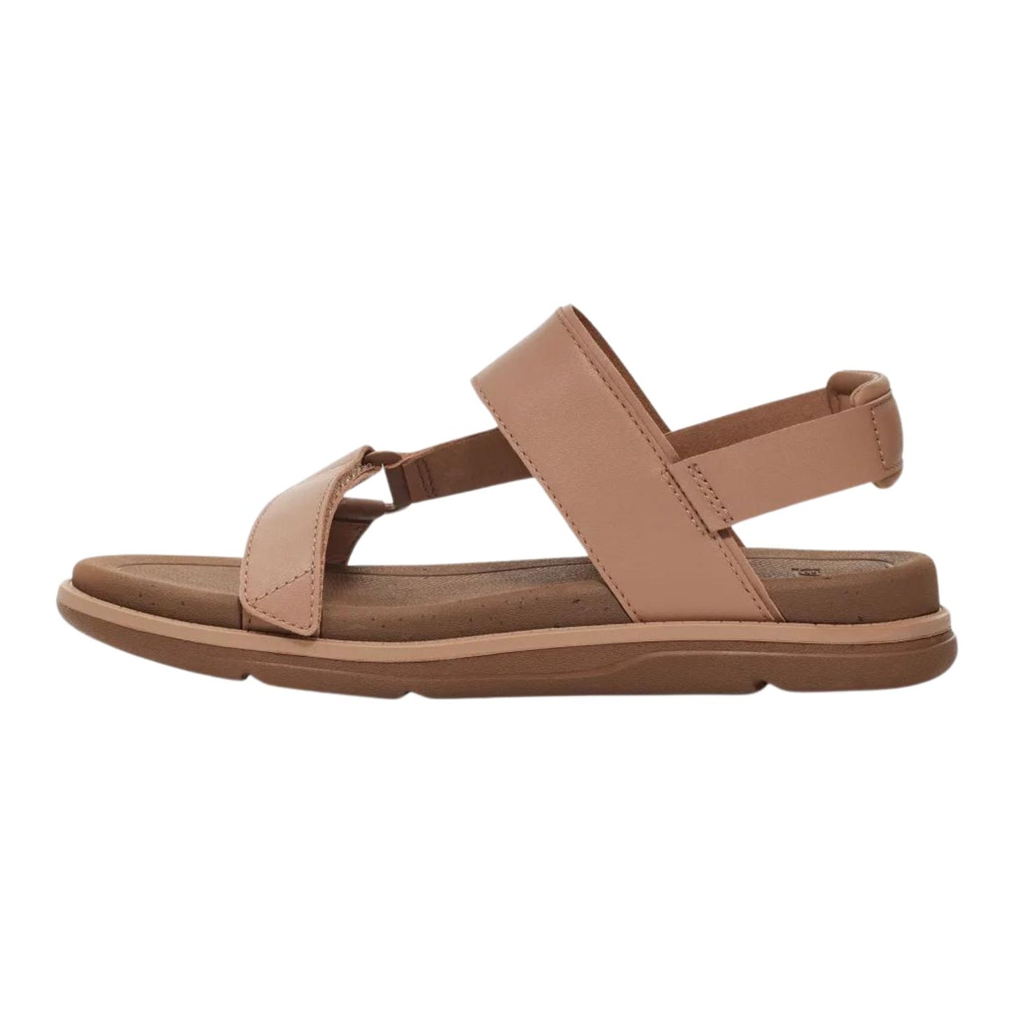 TEVA W Madera Slingback Γυναικείο Δερμάτινο Σανδάλι Καφέ