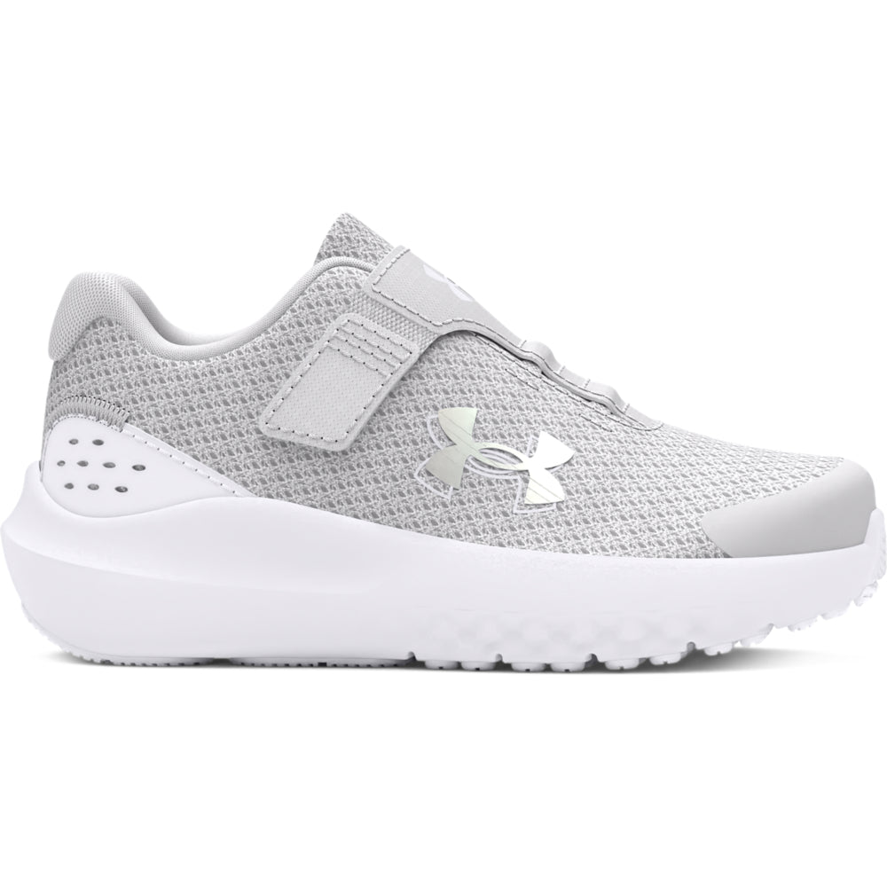 Under Armour UA GInf Surge 4AC Παιδικό Αθλητικό Γκρί
