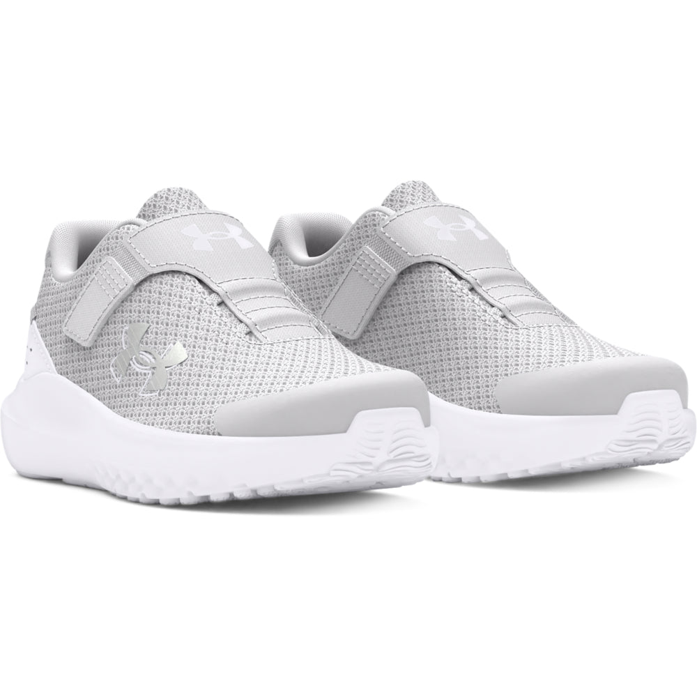 Under Armour UA GInf Surge 4AC Παιδικό Αθλητικό Γκρί