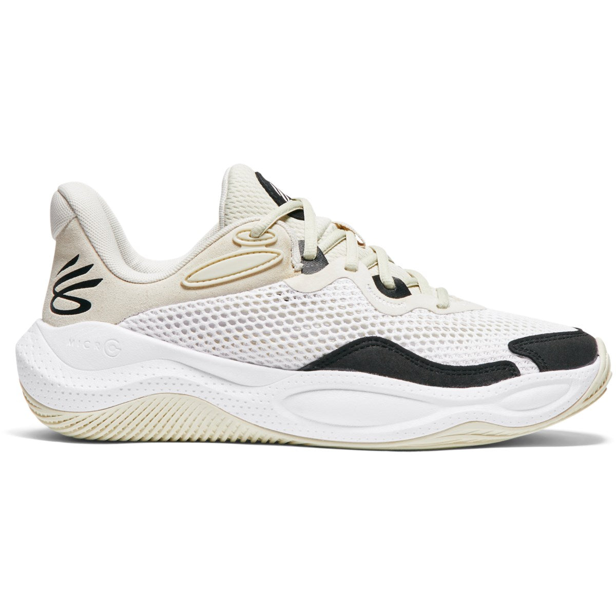 Ανδρικά sneakers Under Armour Stephen Curry Splash 24 SDE σε μπεζ χρώμα, πλαϊνή όψη