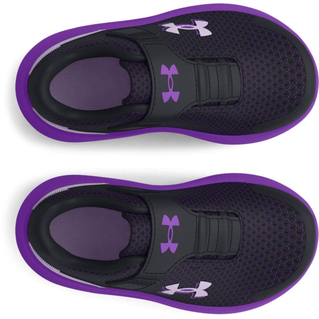 Under Armour BINF Surge 4 Παιδικά Sneakers Σε Μαύρο - Μωβ