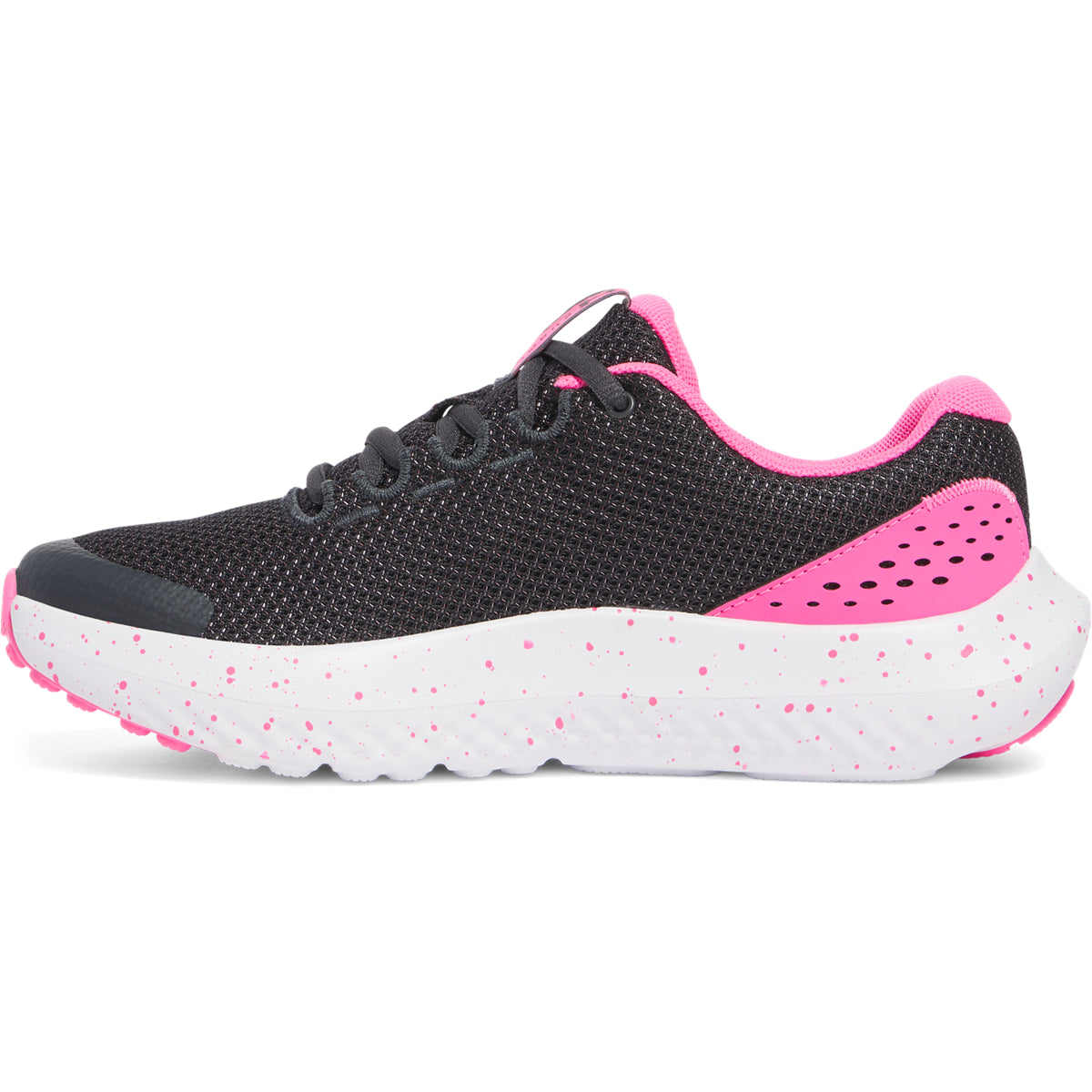 Under Armour GGS Surge 4 Παιδικό Αθλητικό Μαύρο - Ροζ