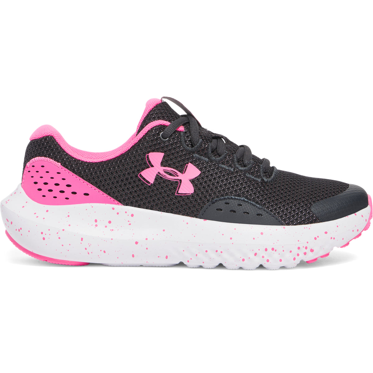 Under Armour GGS Surge 4 Παιδικό Αθλητικό Μαύρο - Ροζ
