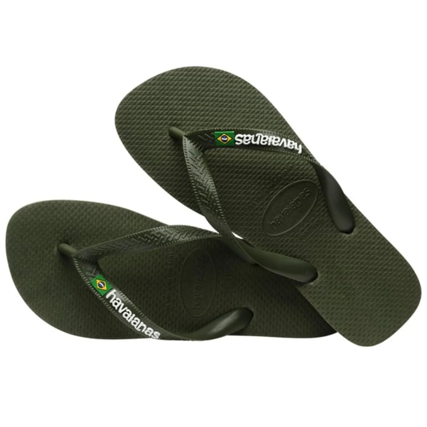 Hawaianas Brasil Logo Ανδρική Σαγιονάρα 4110850-5983 Olive
