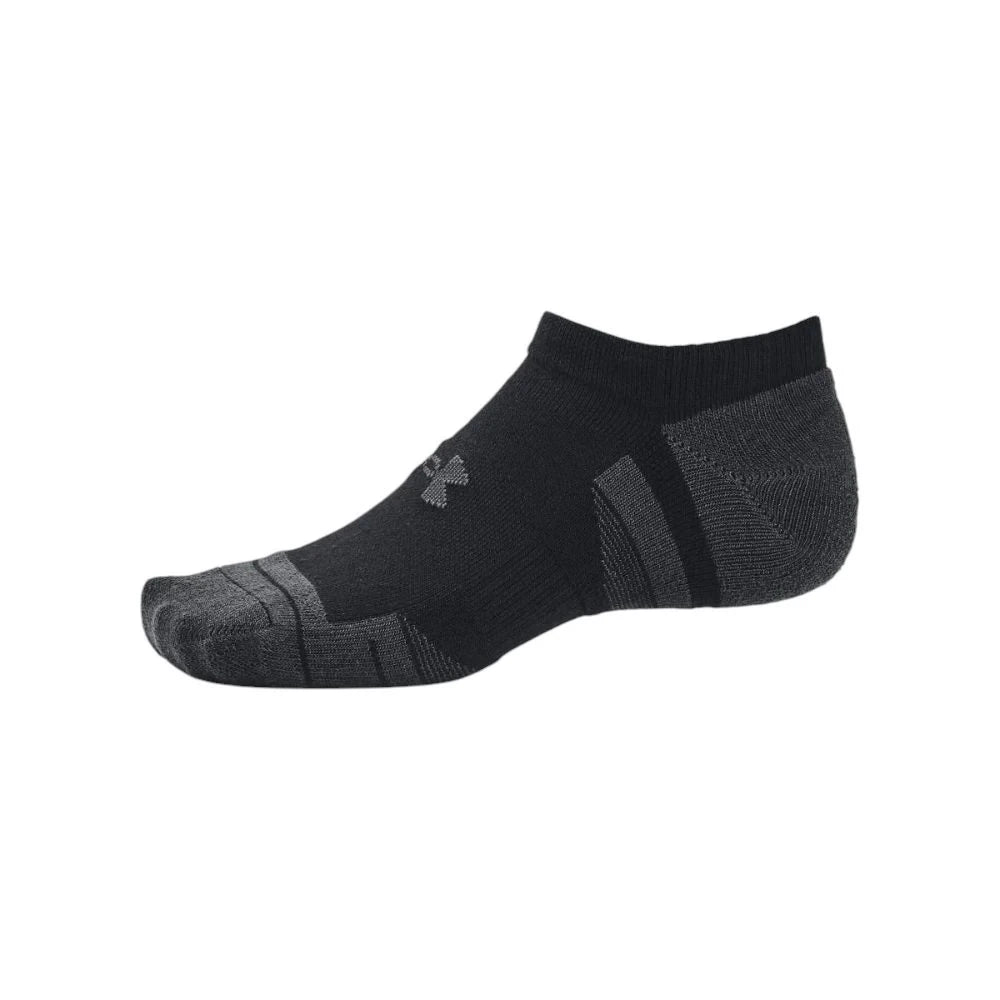 Under Armour UA Performance Tech 3pk No Show Unisex Κάλτσα Μαύρη