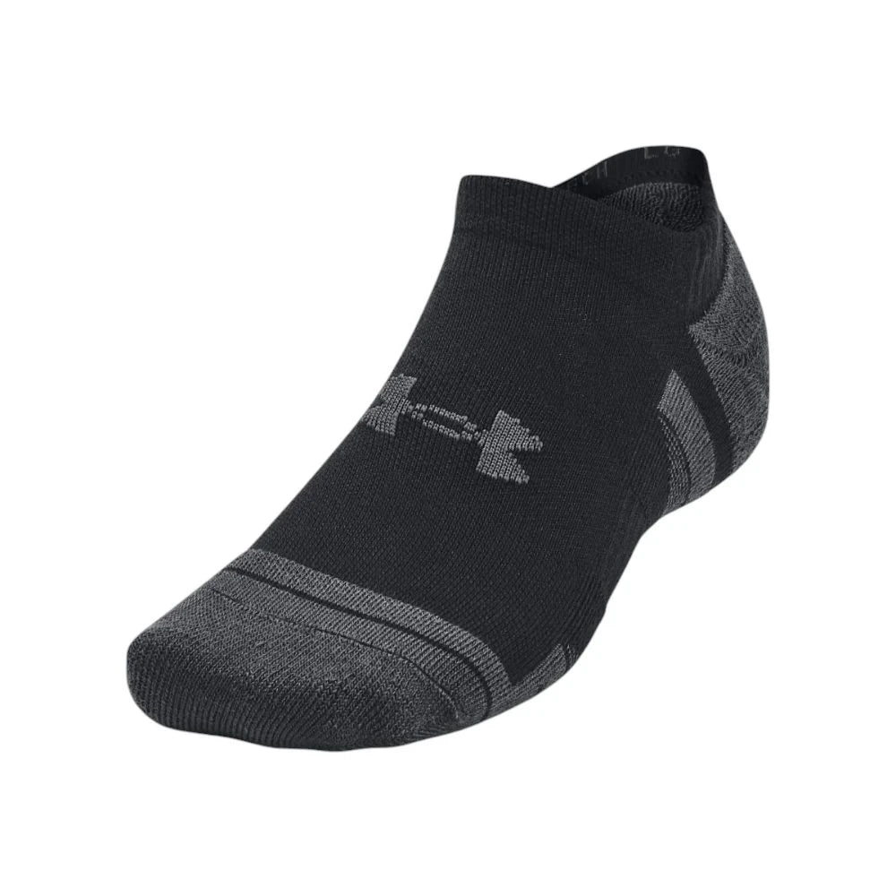 Under Armour UA Performance Tech 3pk No Show Unisex Κάλτσα Μαύρη