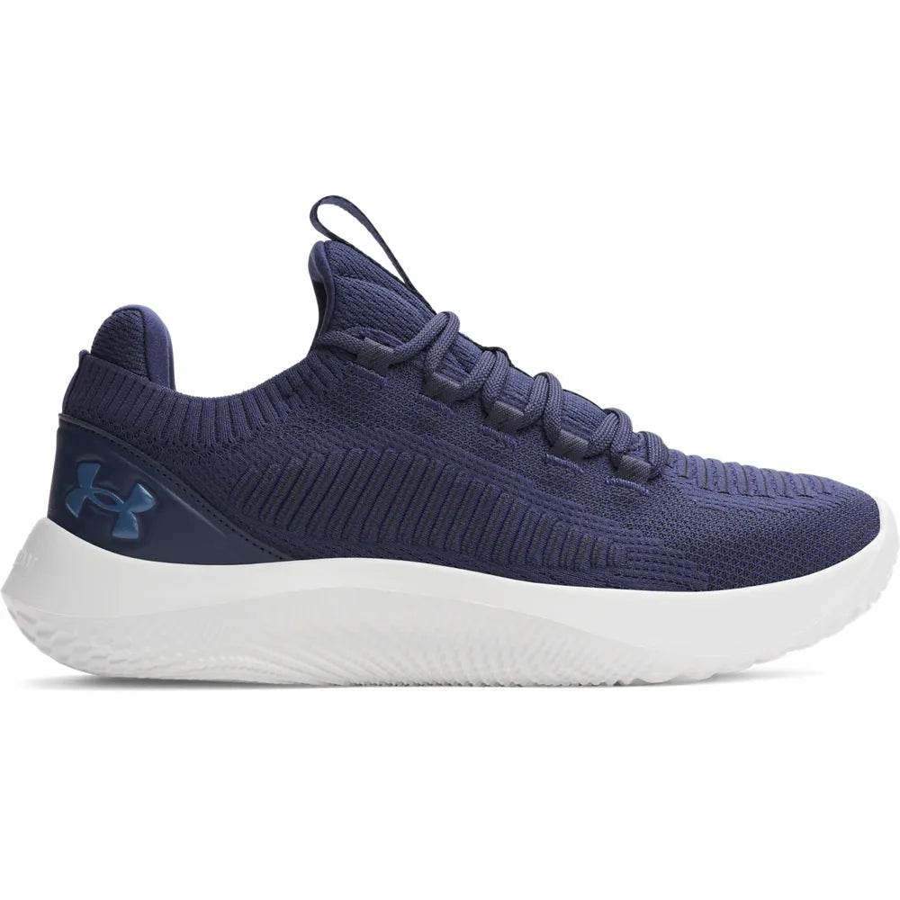 Πλάγια όψη του Under Armour Dynamic 2 – κομψό και αθλητικό στυλ με λειτουργικότητα, σε μπλέ χρώμα