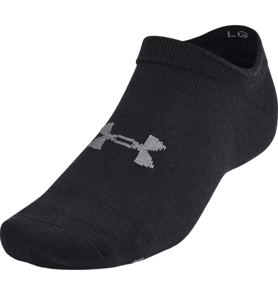 Κάλτσες Under Armour Essential 6-Pack No-Show Socks Μαύρες