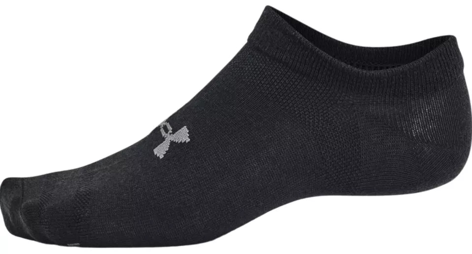 Κάλτσες Under Armour Essential 6-Pack No-Show Socks Μαύρες