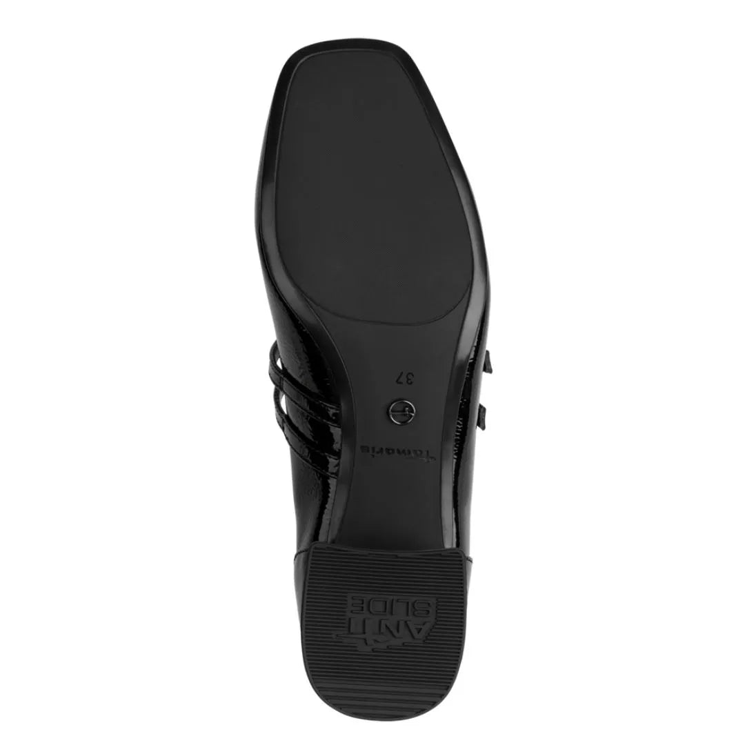 Tamaris 1-22318-43-007 Black Patent κάτω όψη σόλας