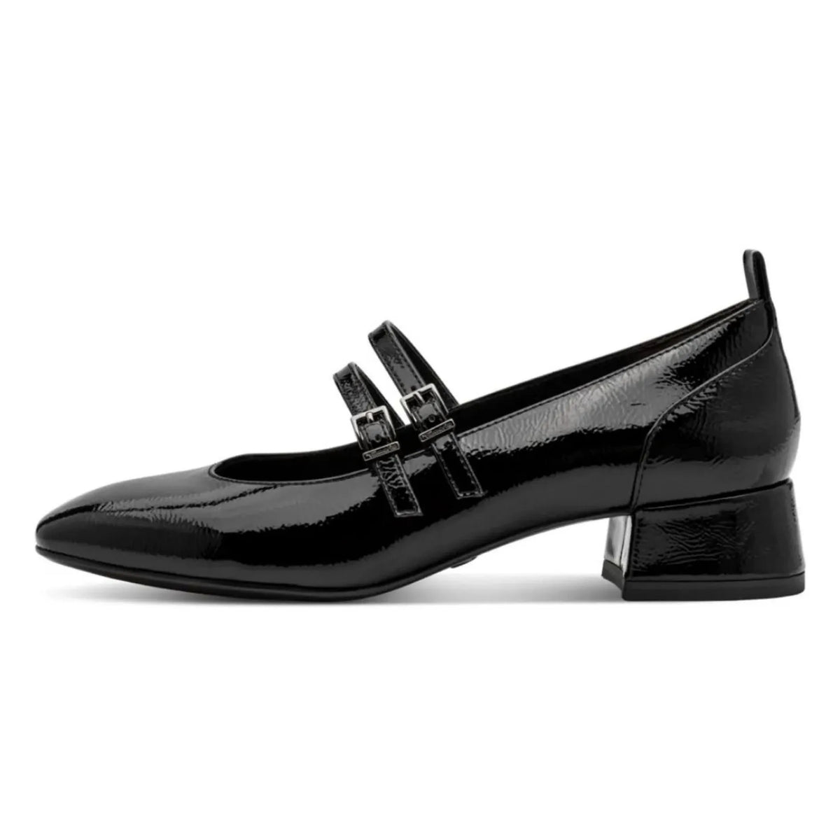 Tamaris 1-22318-43-007 Black Patent πλάγια έξω