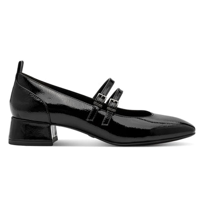 Tamaris 1-22318-43-007 Black Patent πλάγια έξω