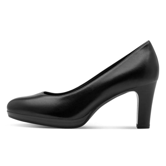 Tamaris 1-22410-41-001 Black γυναικείες γόβες πλάγια έξω