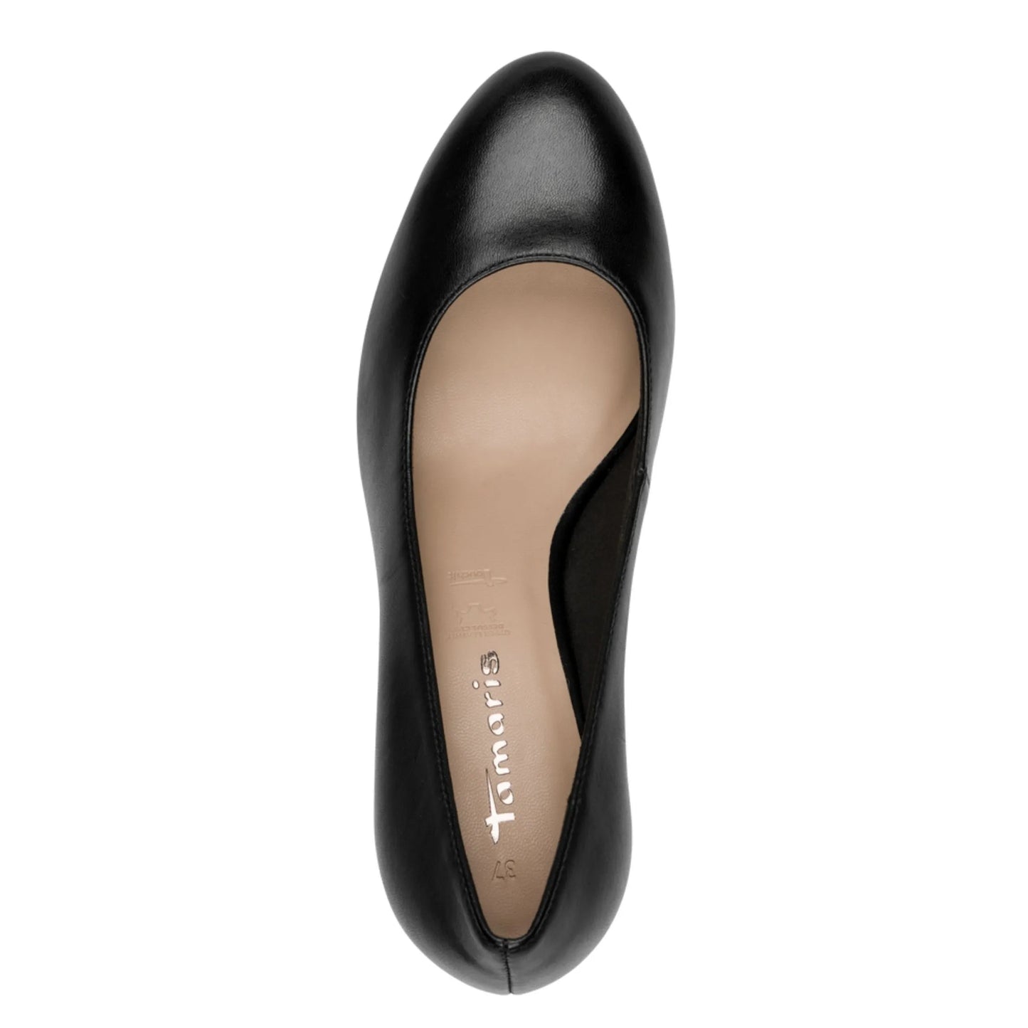 Tamaris 1-22410-41-001 Black γυναικείες γόβες πάνω όψη