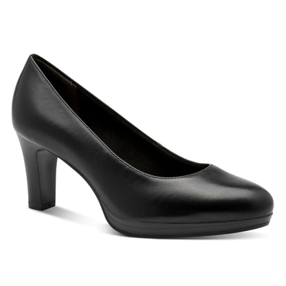 Tamaris 1-22410-41-001 Black γυναικείες γόβες 3/4 έξω