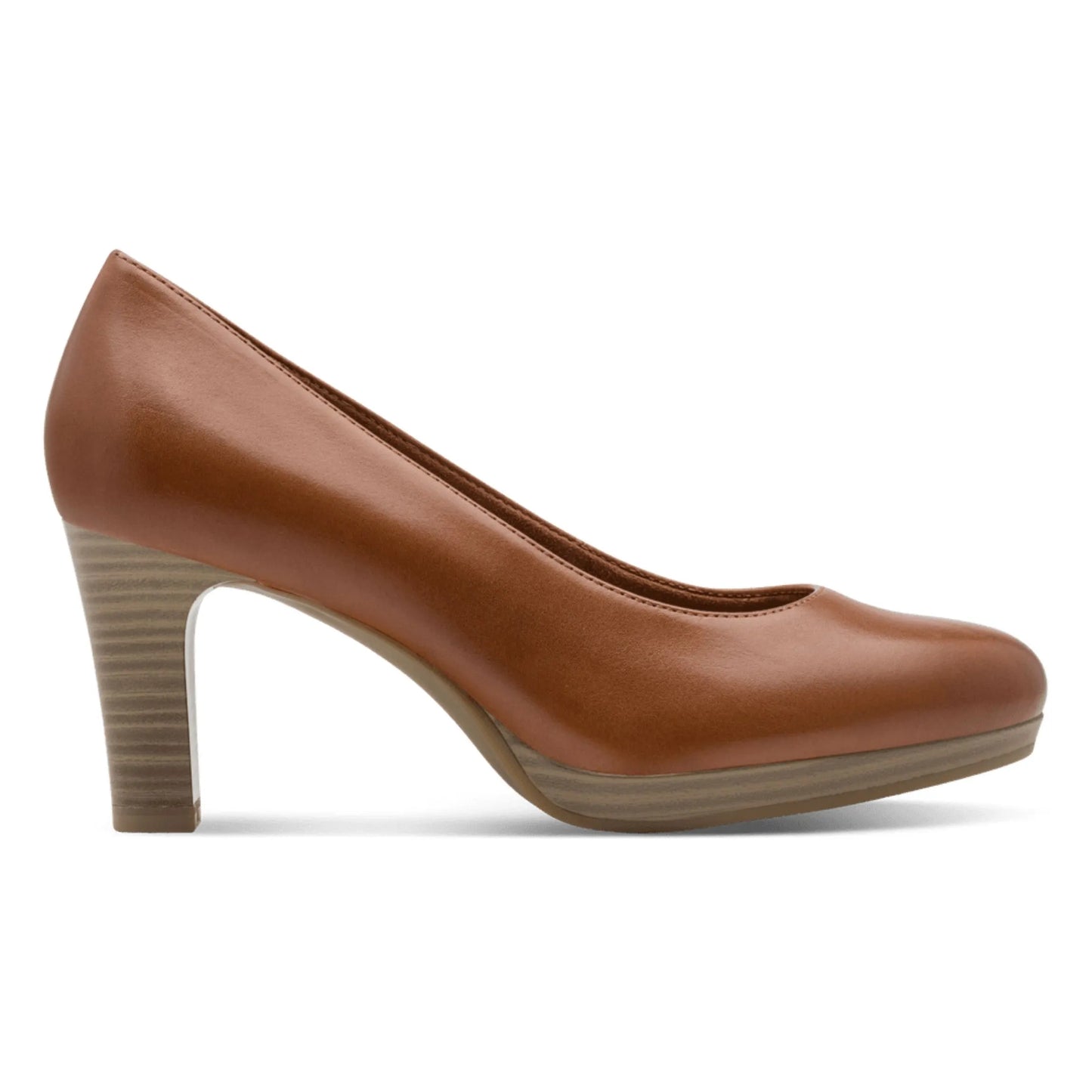 Tamaris 1-22410-41-305 Cognac γυναικείες γόβες πλάγια έξω