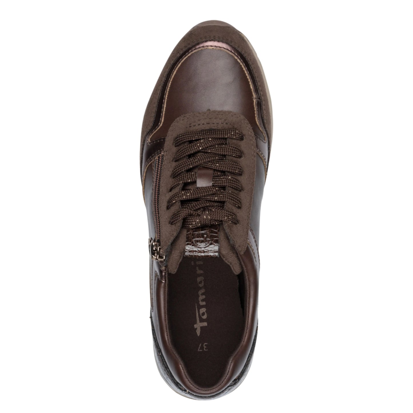 Tamaris 1-23613-46-303 Mocca Comb γυναικεία sneakers πάνω όψη