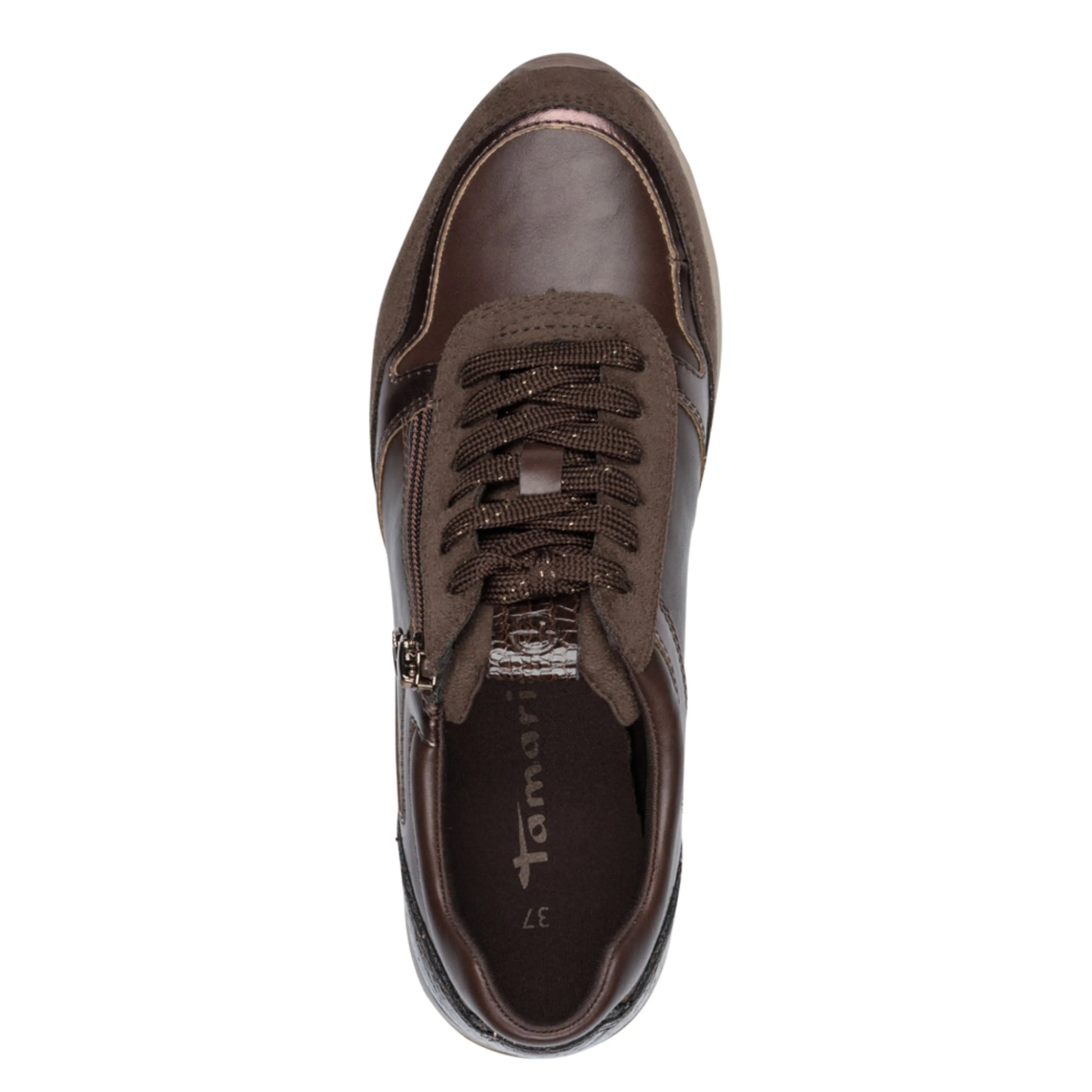 Tamaris 1-23613-46-303 Mocca Comb γυναικεία sneakers πάνω όψη