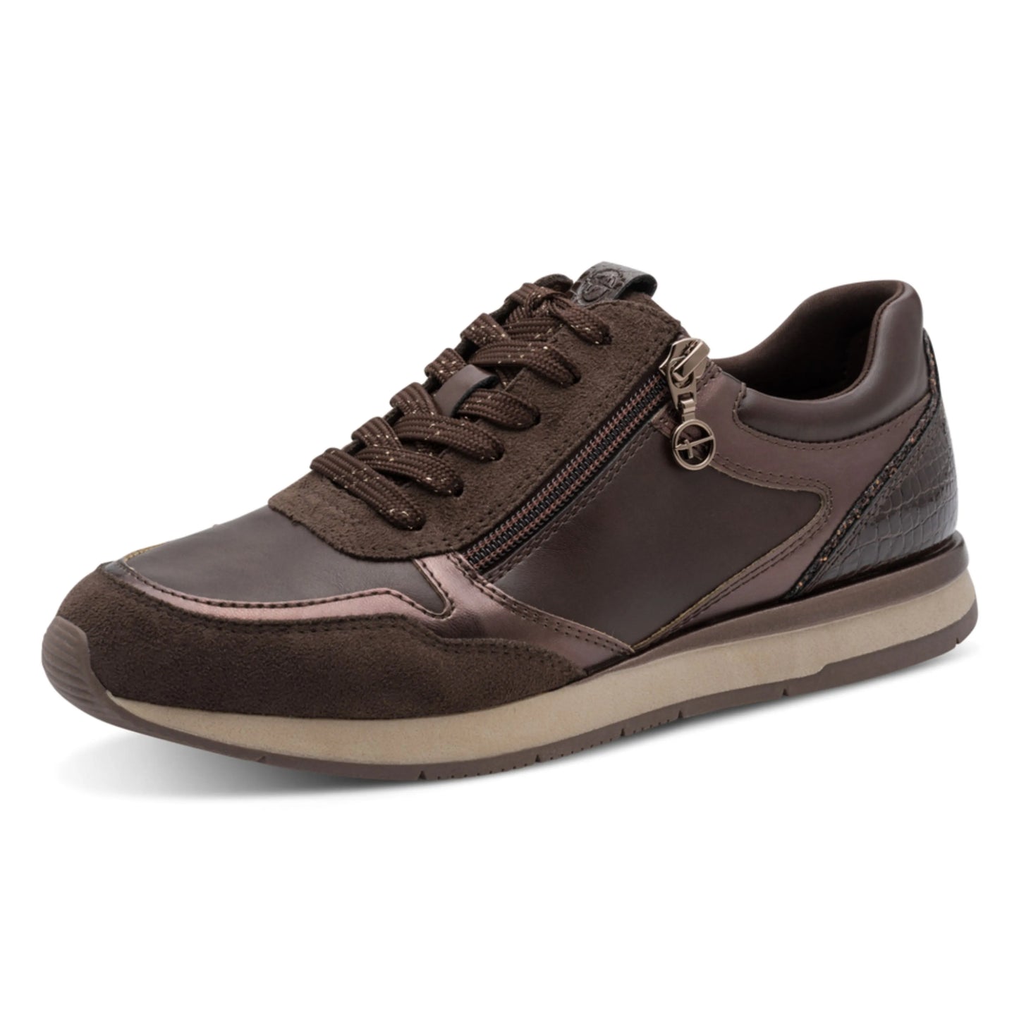Tamaris 1-23613-46-303 Mocca Comb γυναικεία sneakers 3/4 έξω