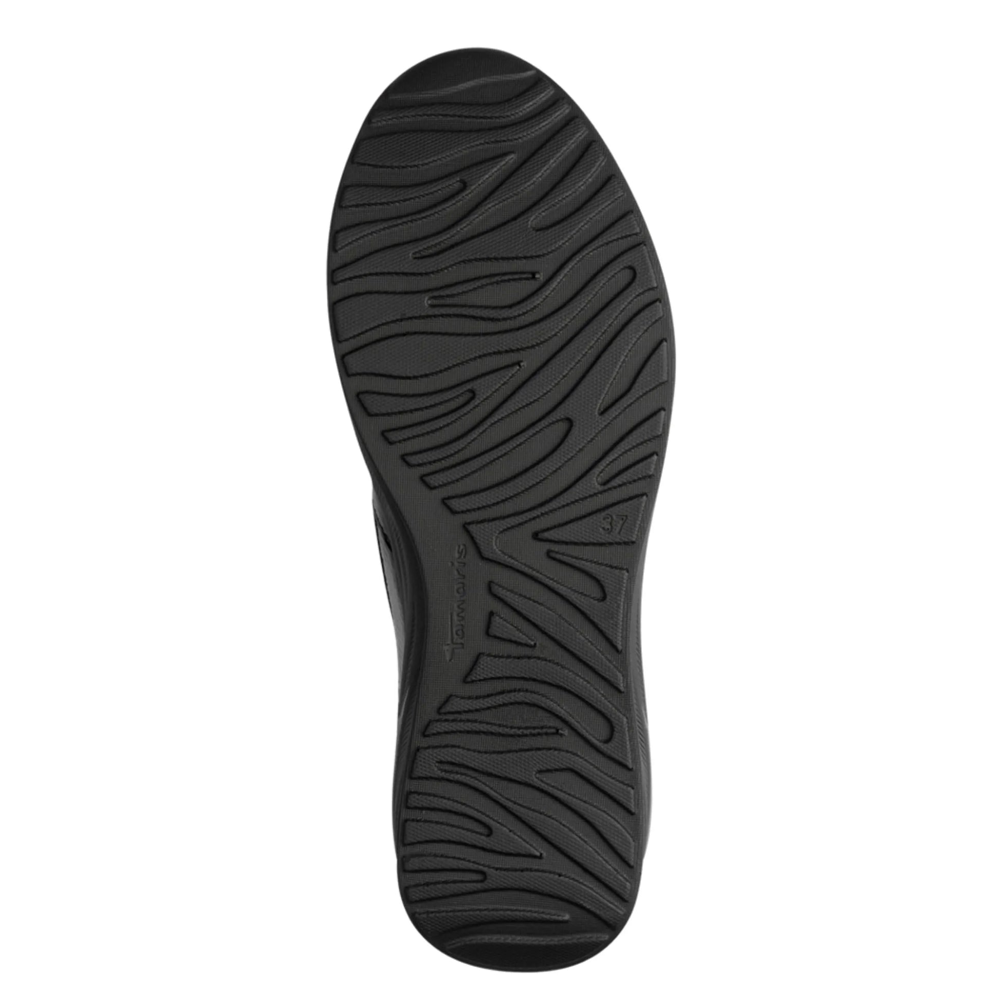 Tamaris 1-23754-45-018 Black Patent γυναικεία sneakers κάτω όψη σόλας