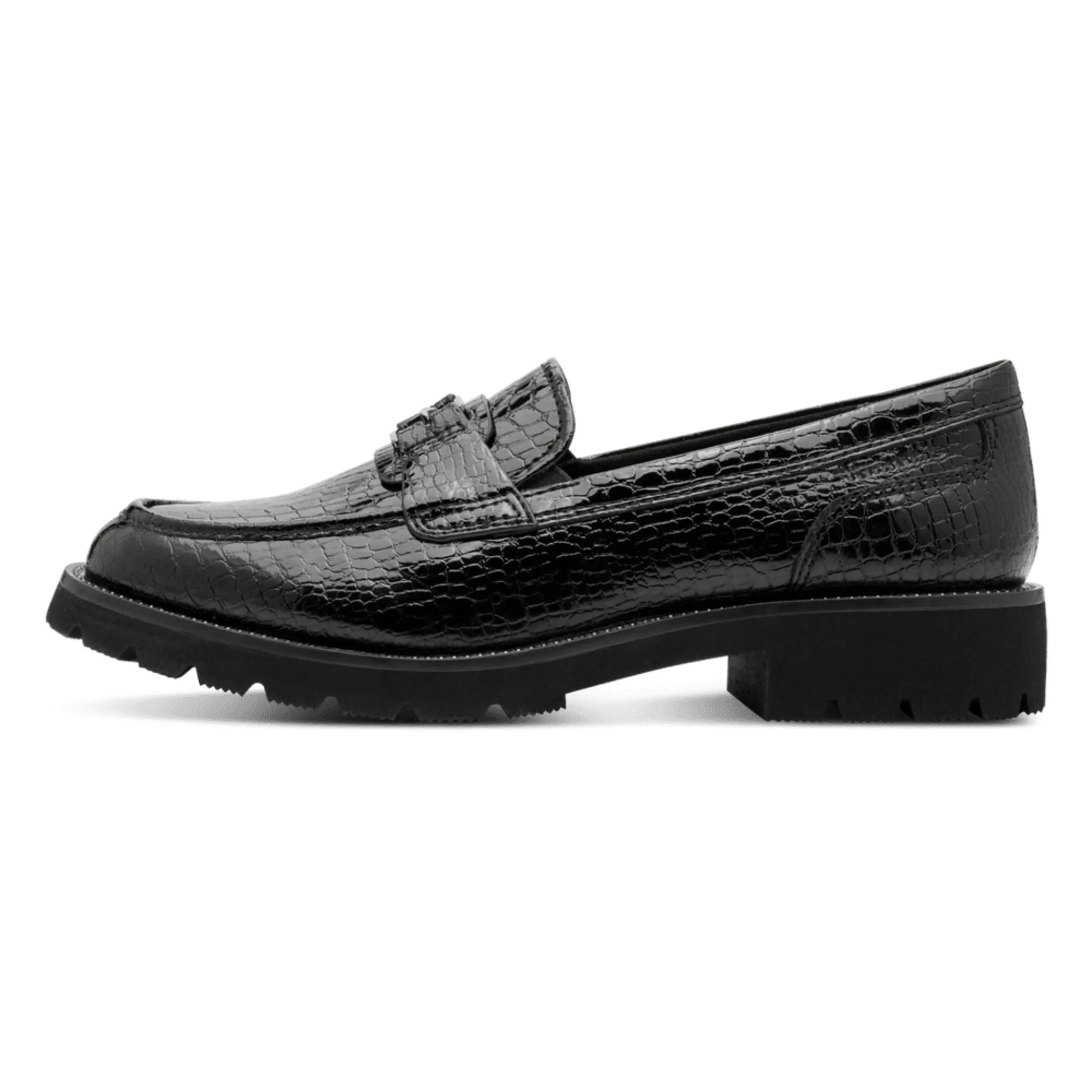 Tamaris 1-24651-47-028 Black Croco πλάγια μέσα
