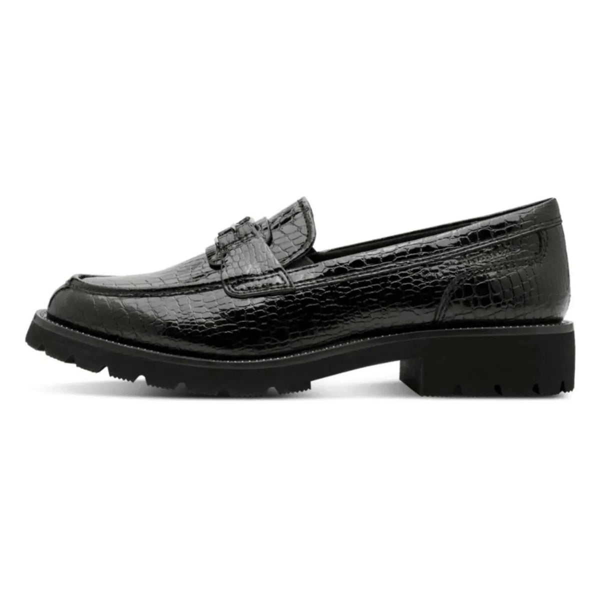 Tamaris 1-24651-47-028 Black Croco πλάγια έξω