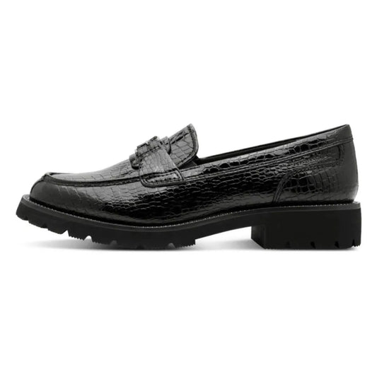 Tamaris 1-24651-47-028 Black Croco πλάγια έξω