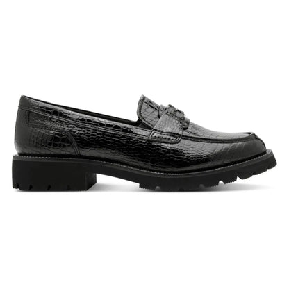 Tamaris 1-24651-47-028 Black Croco πλάγια έξω