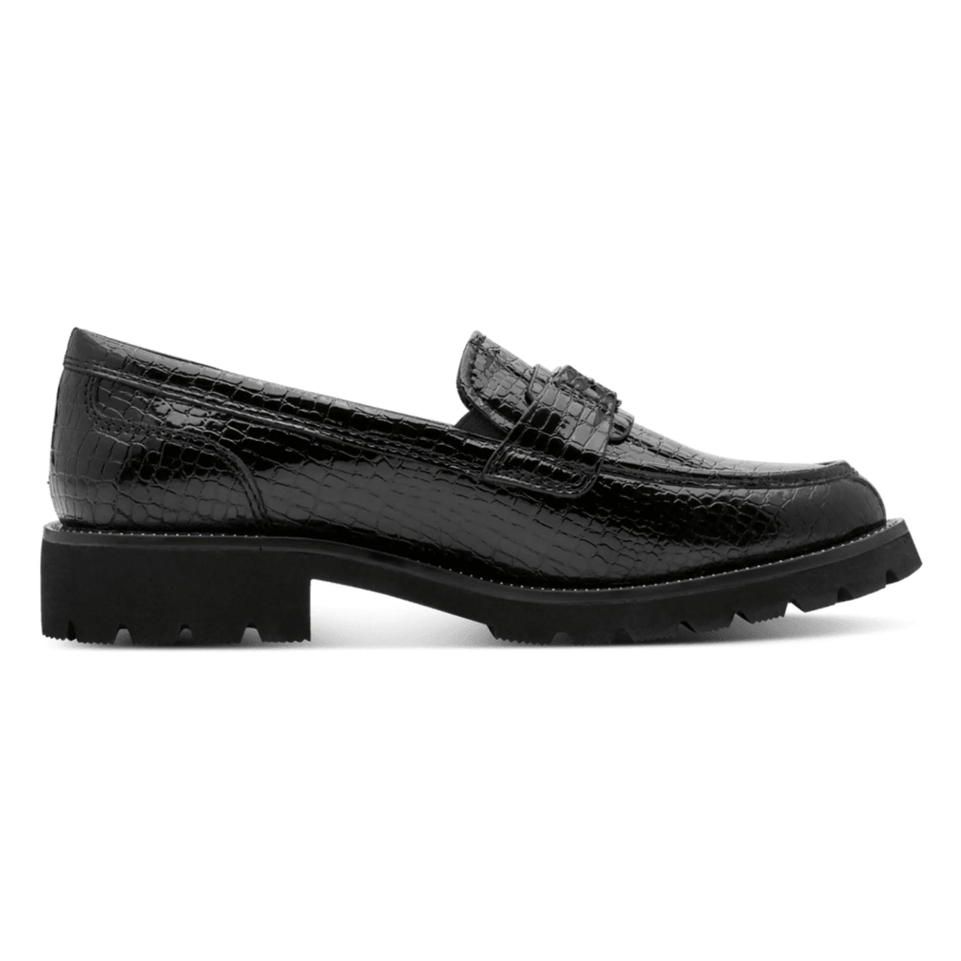 Tamaris 1-24651-47-028 Black Croco πλάγια έξω