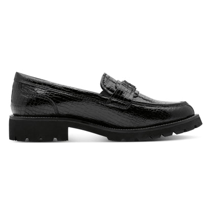 Tamaris 1-24651-47-028 Black Croco πλάγια έξω