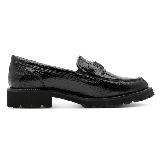 Tamaris 1-24651-47-028 Black Croco πλάγια έξω