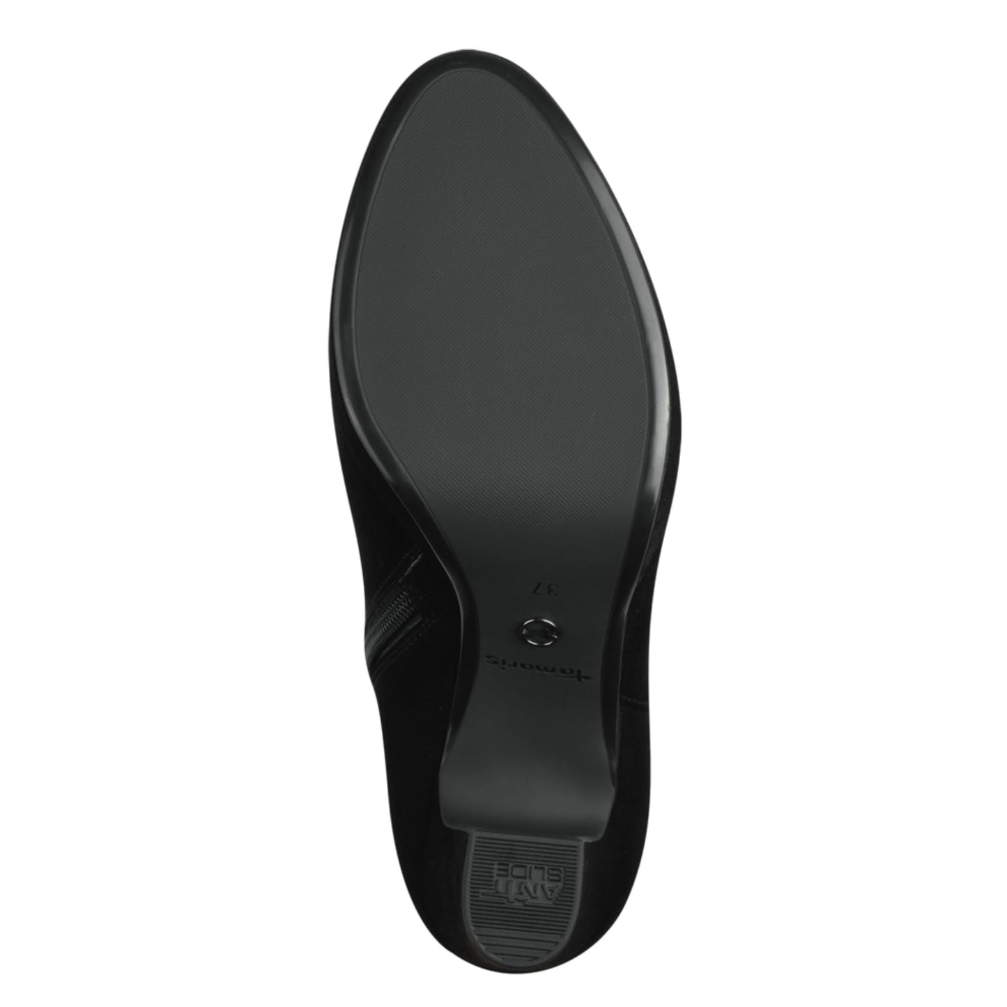 Tamaris 1-25062-41-001 Black γυναικεία μποτάκια κάτω όψη σόλας