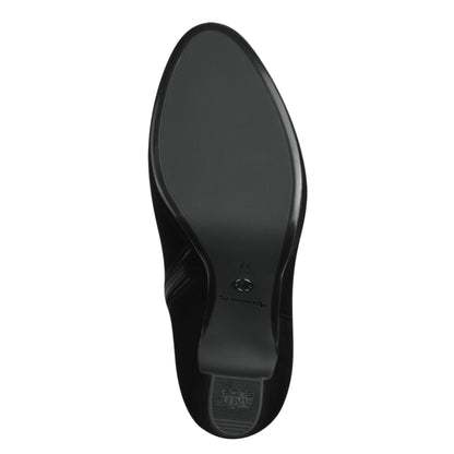 Tamaris 1-25062-41-001 Black γυναικεία μποτάκια κάτω όψη σόλας