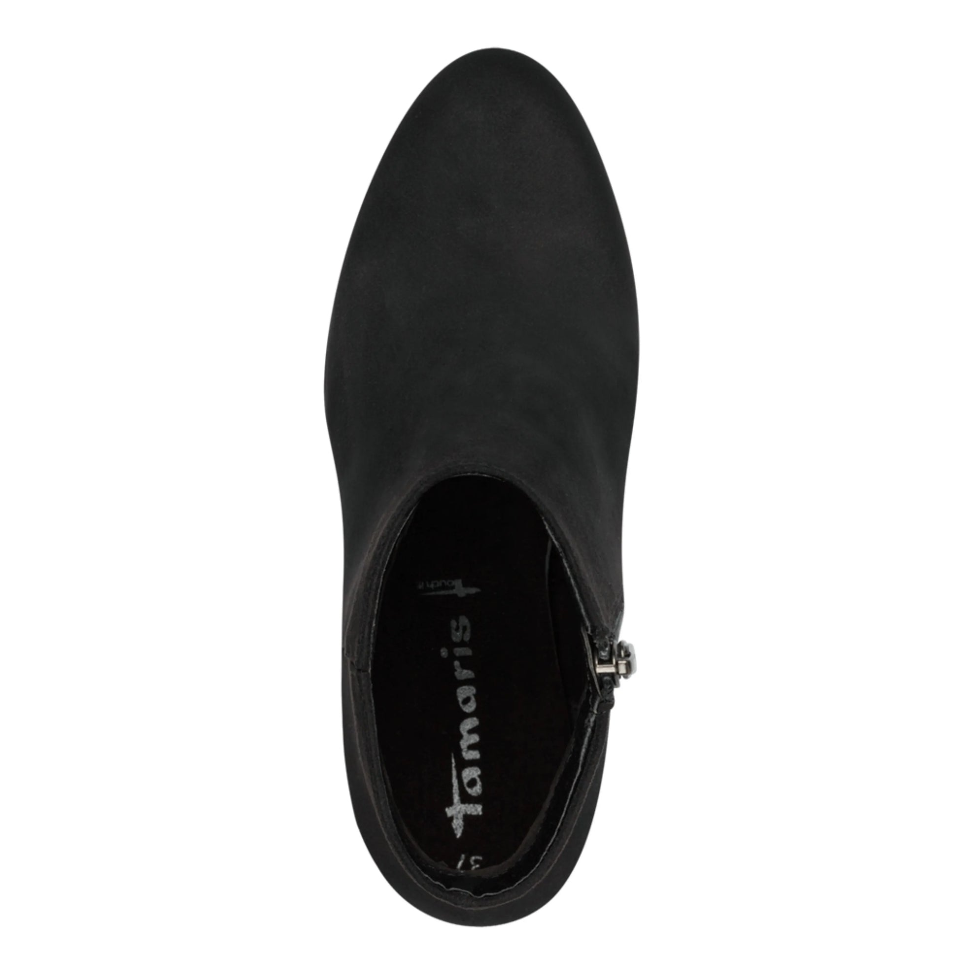 Tamaris 1-25062-41-001 Black γυναικεία μποτάκια πάνω όψη