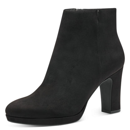 Tamaris 1-25062-41-001 Black γυναικεία μποτάκια 3/4 έξω