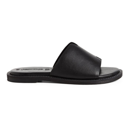 Tamaris 1-27135-42-001 Black γυναικείες παντόφλες πλάγια έξω