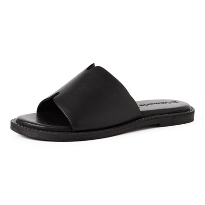 Tamaris 1-27135-42-001 Black γυναικείες παντόφλες 3/4 έξω