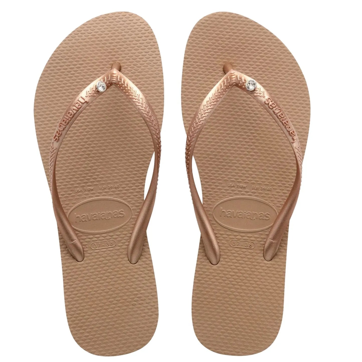 Hawaianas SL Crstl Sw II FC Γυναικεία Σαγιονάρα 4145651-3581 Rose Gold
